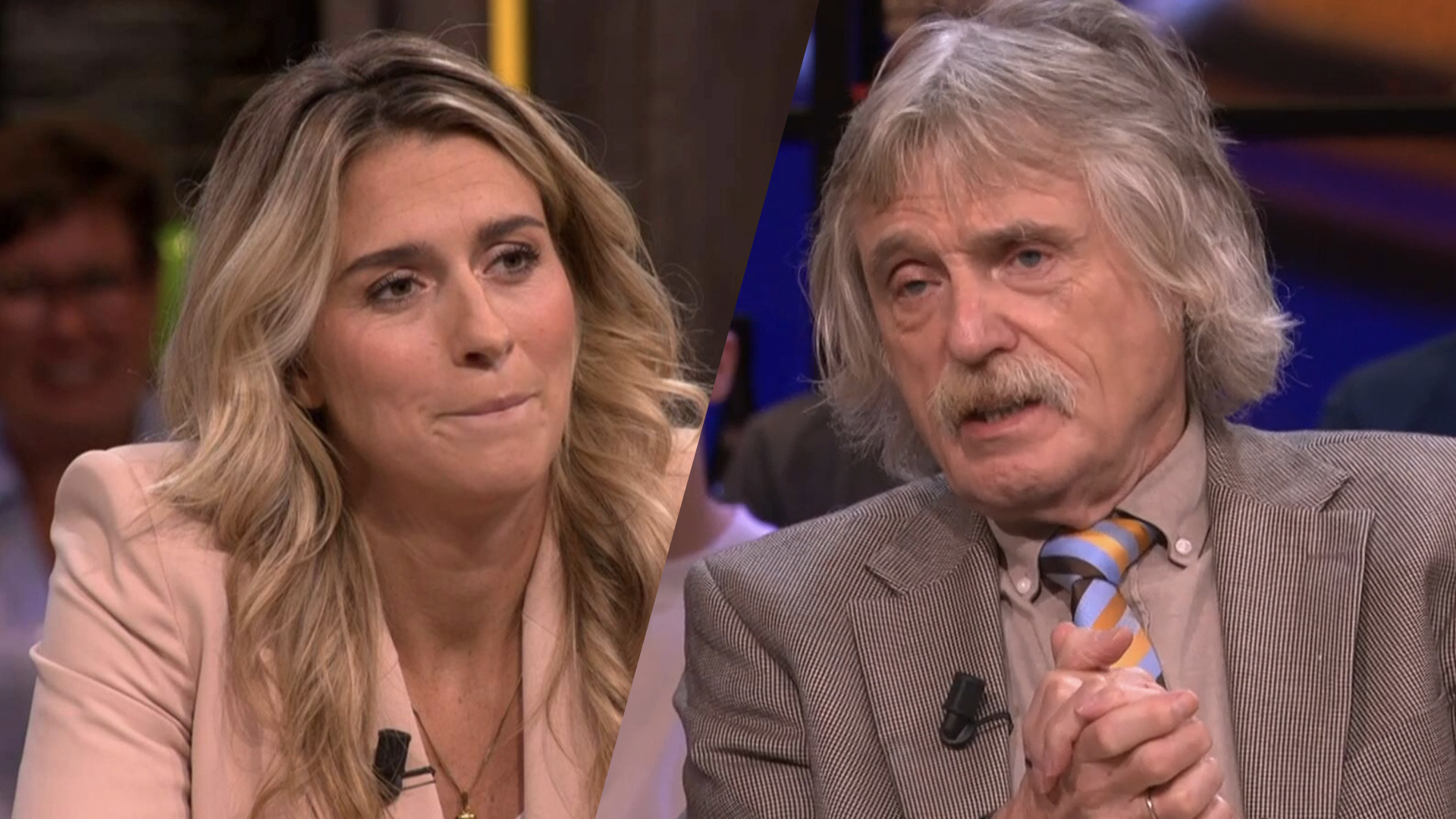 Johan Derksen baalt van vertrek Estavana Polman bij Vandaag Inside: ‘Zij is nu eigenlijk slachtoffer’