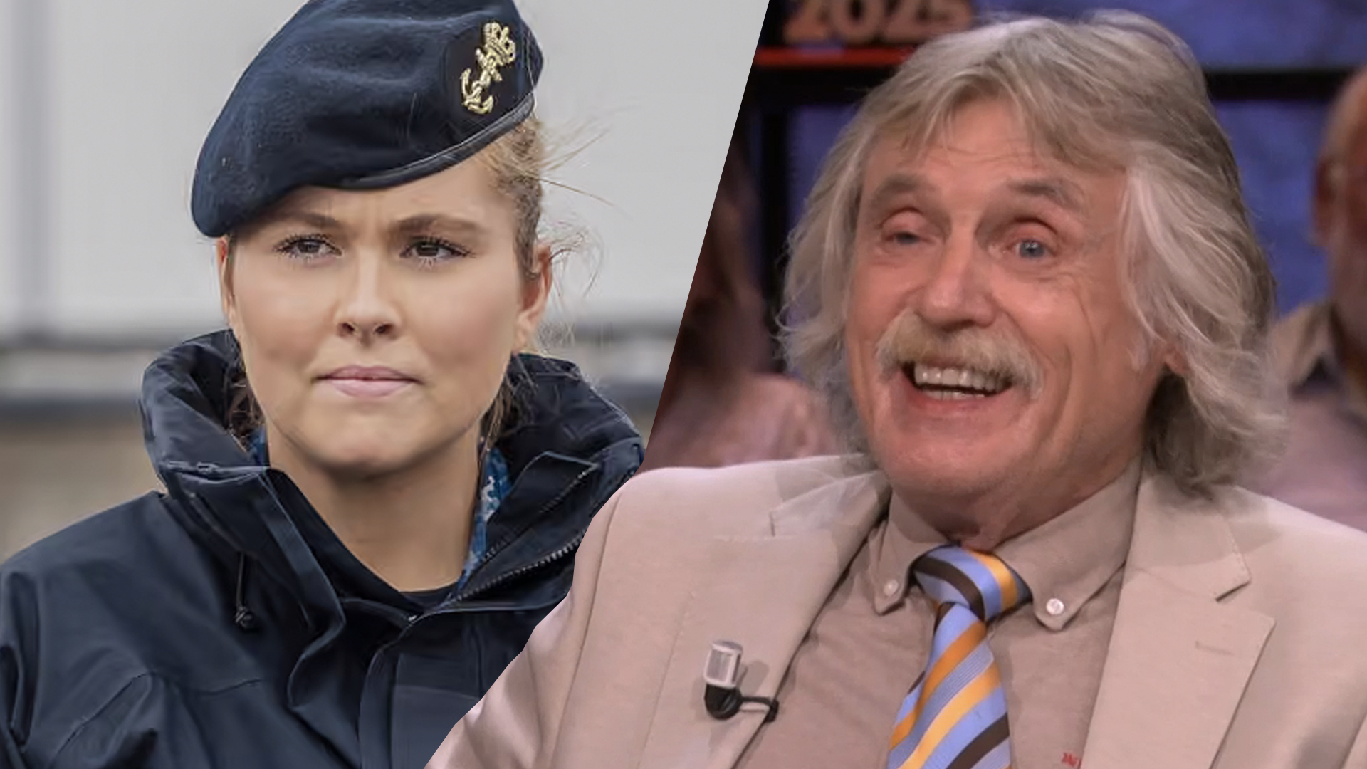 Johan Derksen noemt Amalia bij marine ‘bühnewerk’: ‘Laten ze haar dan ook in het bos schijten?’