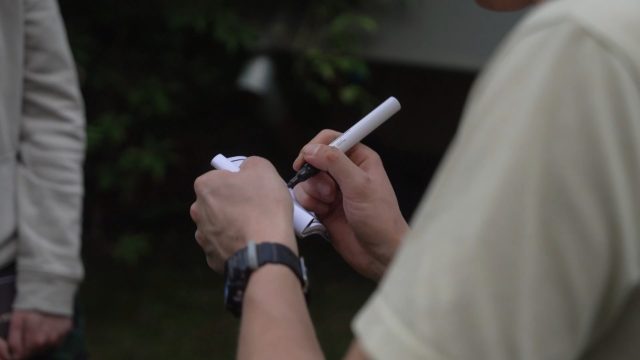 De kandidaten bespreken op wie ze gaan stemmen