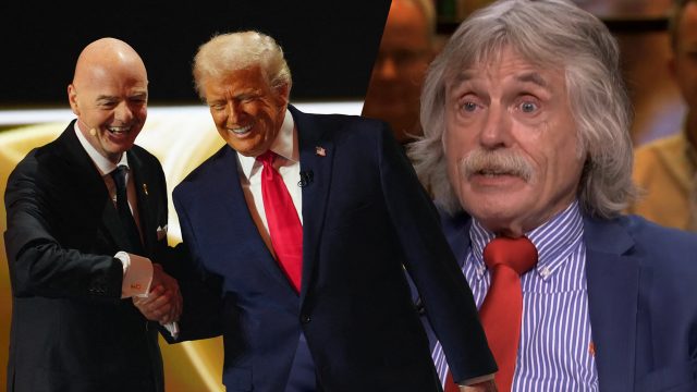Johan Derksen over inmenging Donald Trump bij rode kaart VS: 'Waar houdt dit op?