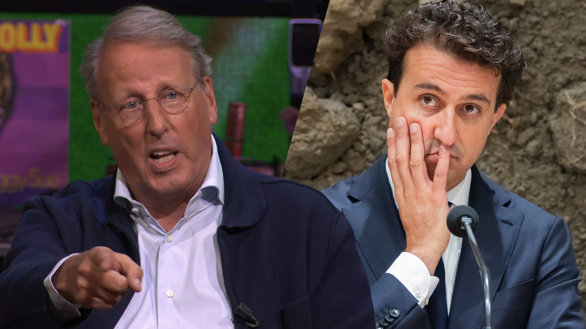 Chris Woerts schiet uit de startblokken en windt zich binnen één minuut op over Jesse Klaver