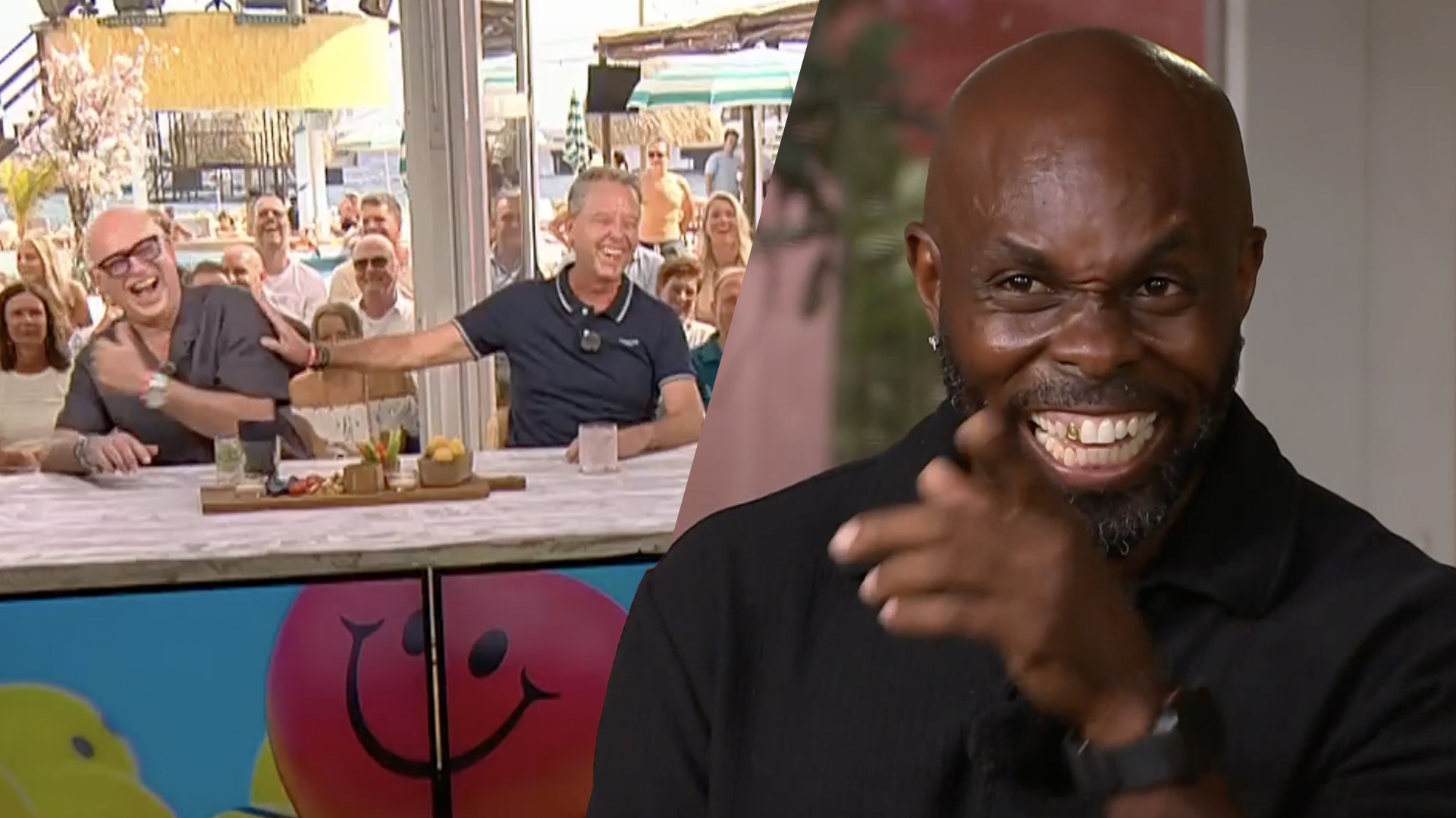 Hilariteit in de studio: Churandy Martina ziet René van der Gijp aan voor Valentijn Driessen