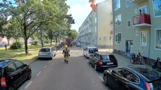 Explosie tijdens hevige woningbrand door fietsaccu