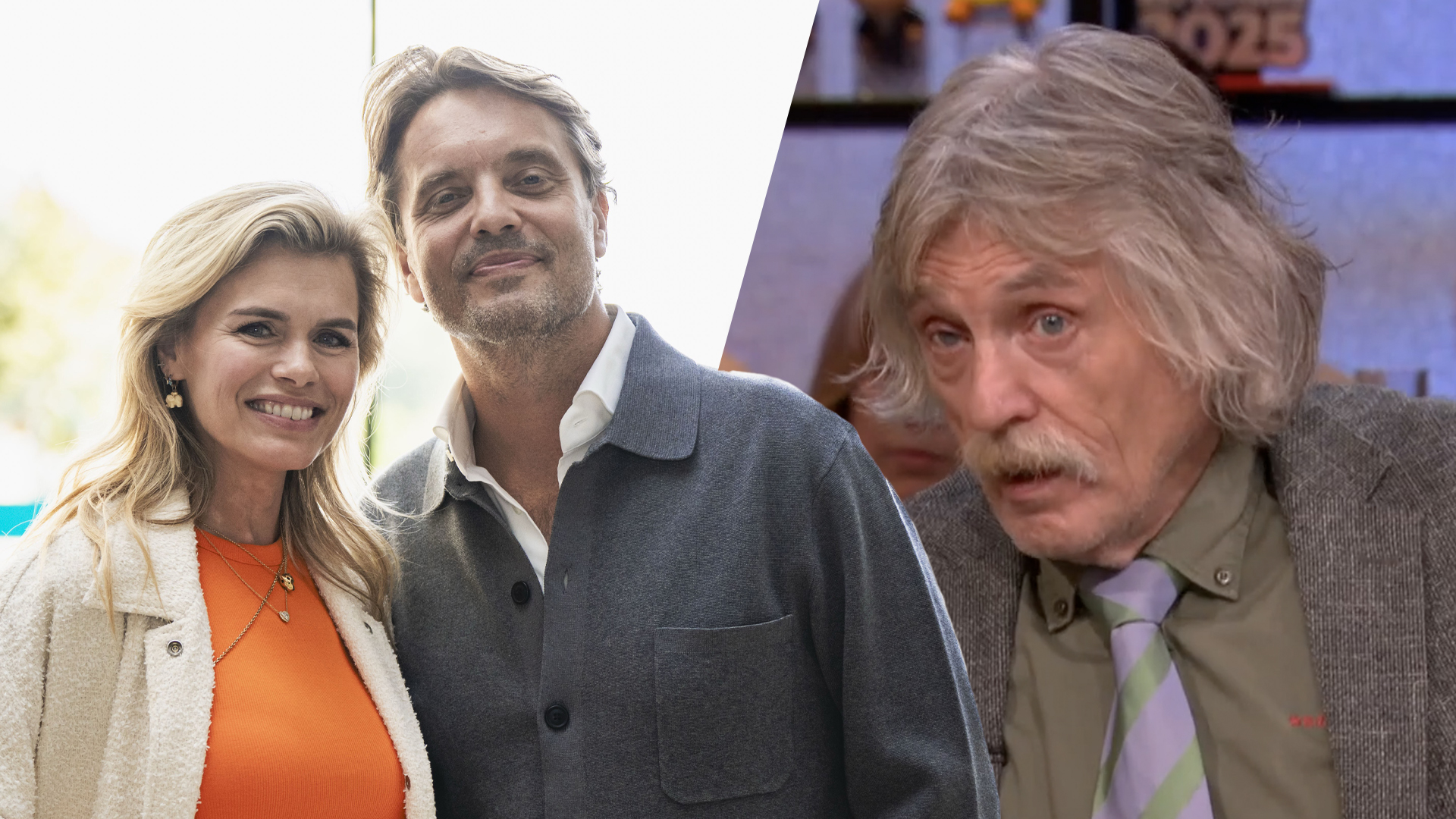 Johan Derksen laat zich uit over Netflix-show Love is Blind met Nicolette van Dam en Bas Smit