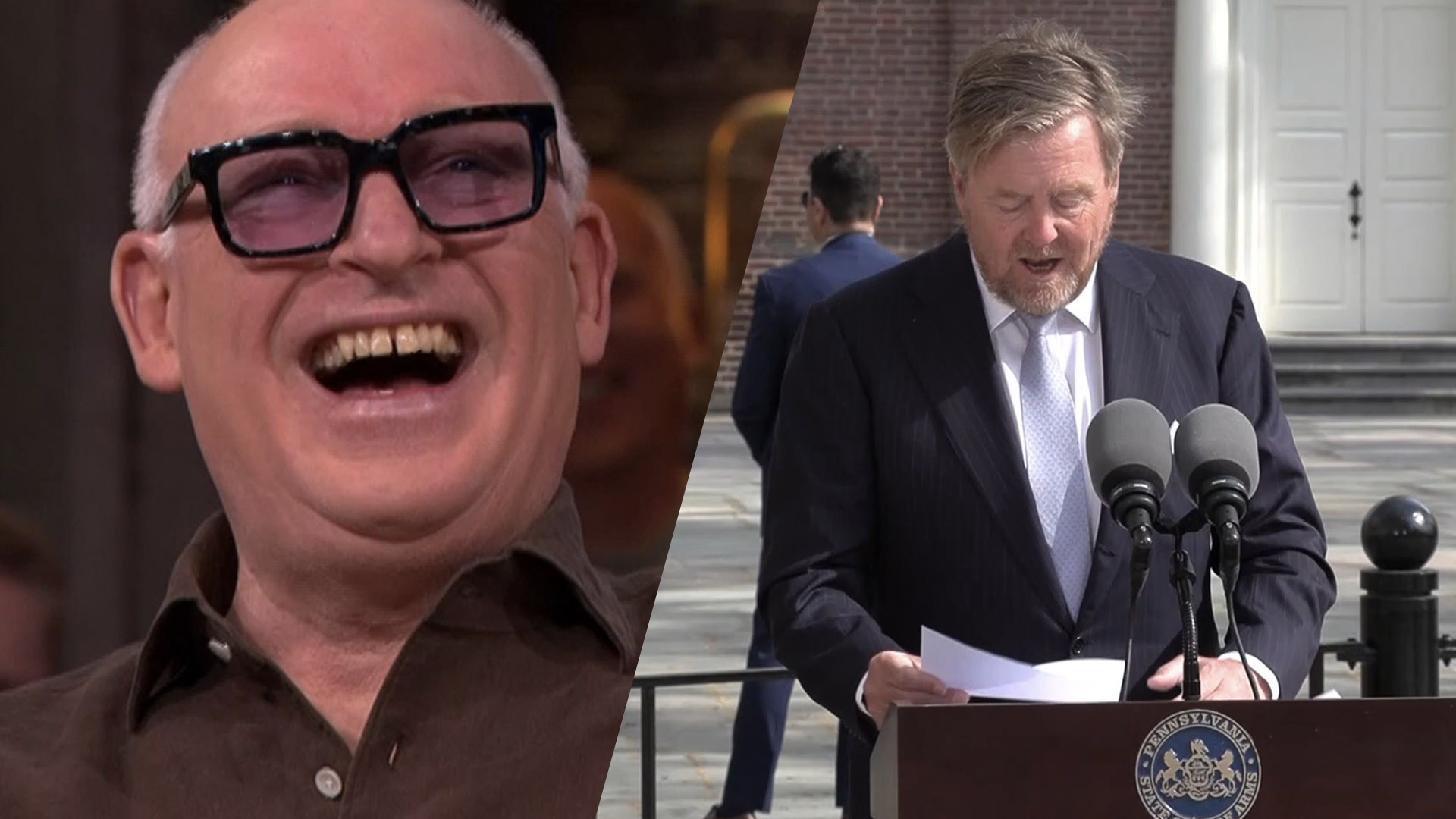 René van der Gijp geniet van speech koning Willem-Alexander: 'Poppenkast!'